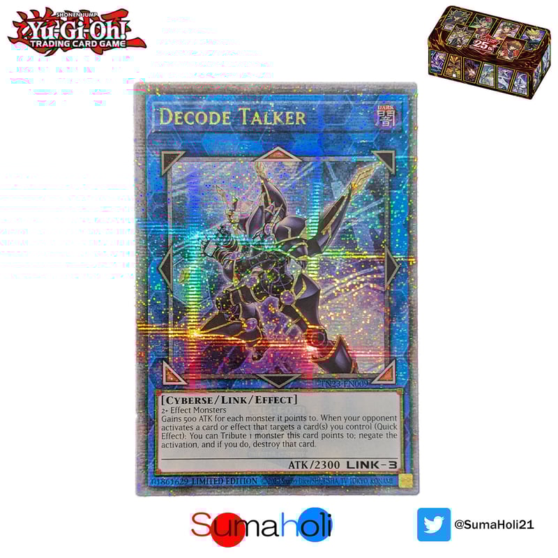 状態A】QCシク 北米版 25thTin Dueling Heroes デコード・トーカー