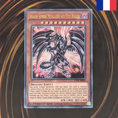 【状態A】遊戯王 Ultimate Tournament Pack 1 フランス語版 レッドアイズ・ダークネスメタルドラゴン UP01-FR002 アルティメットレア