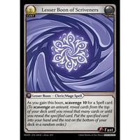 【Pantheon専用】【状態A】Grand ArchiveTCG『Lesser Boon of Scriveners』Radiant Origins RDOPEN040 <C>