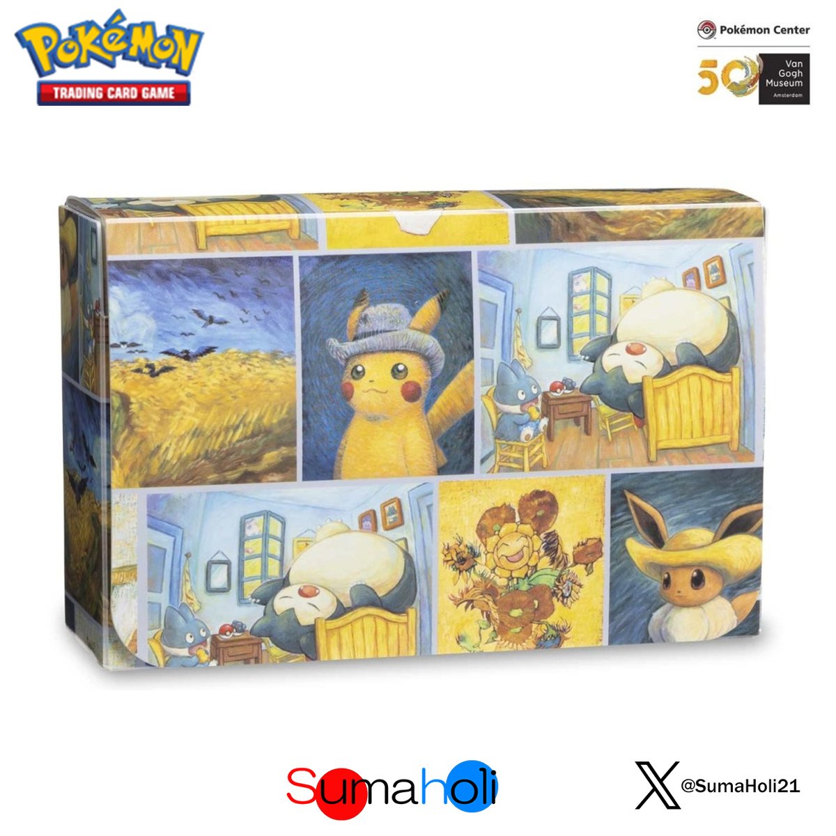 ポケモンセンター×ゴッホ美術館コラボ】 ダブルデッキボックス | 海外