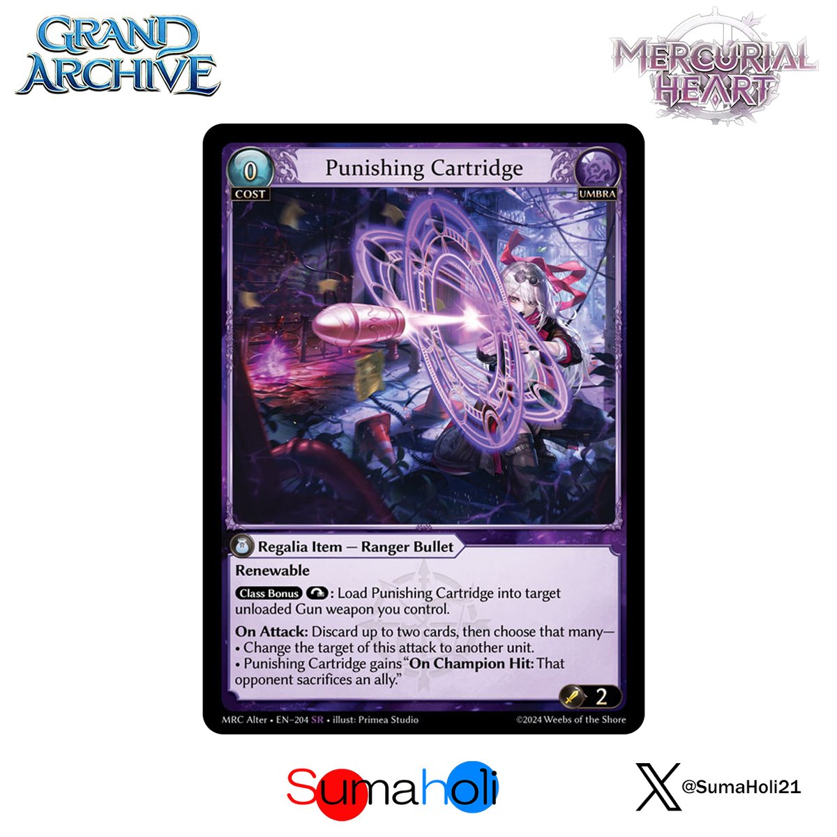 Grand ArchiveTCG『Punishing Cartridge』Mercurial
