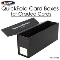 BCW 『Quick Fold Magnet カードボックス for グレーディングカード』