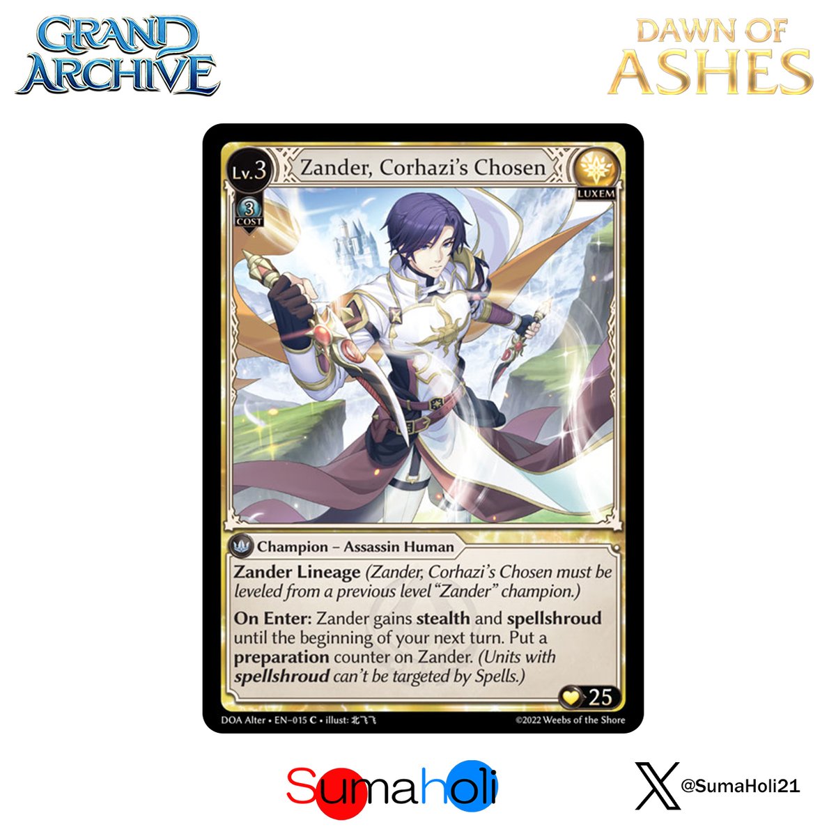 Grand ArchiveTCG『Zander, Corhazi's Chosen』Dawn