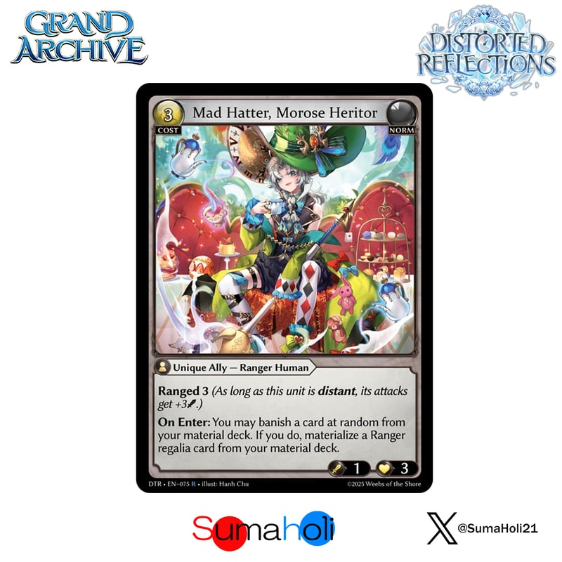 Grand ArchiveTCG『Mad Hatter, Morose Heritor』Dis