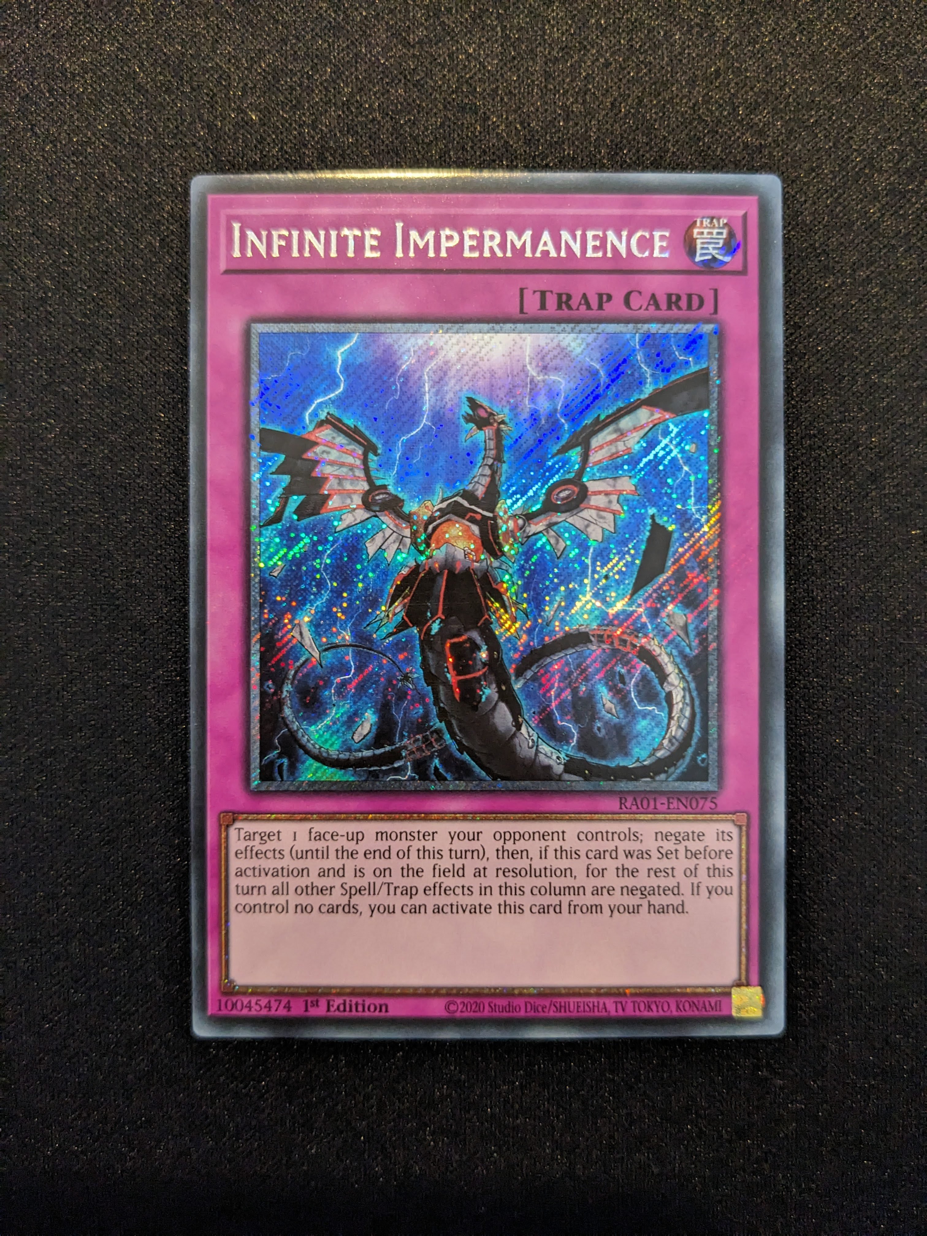 遊戯王　無限泡影　25thシークレットレア original
