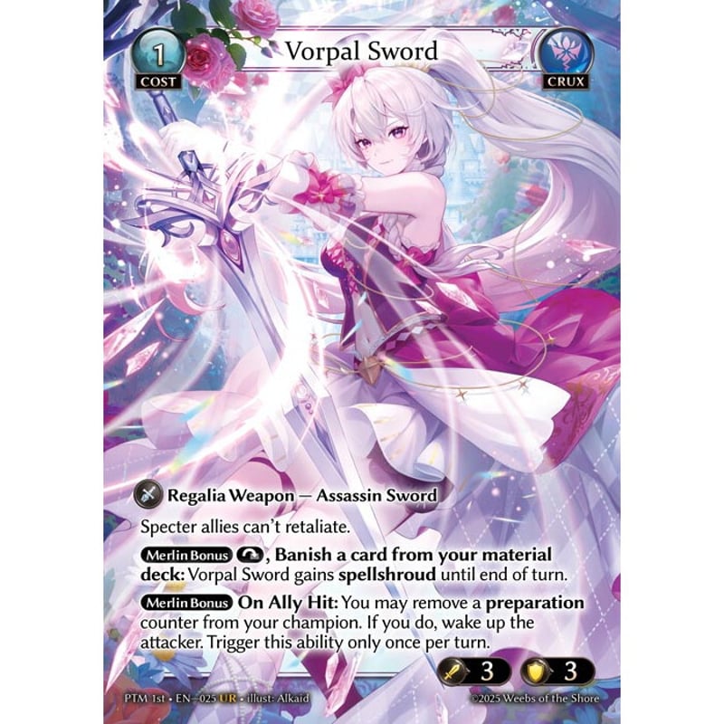 その他 Vorpal Sword grand archive 状態A】Grand ArchiveTCG『Vorpal Sword』Phantom Mona