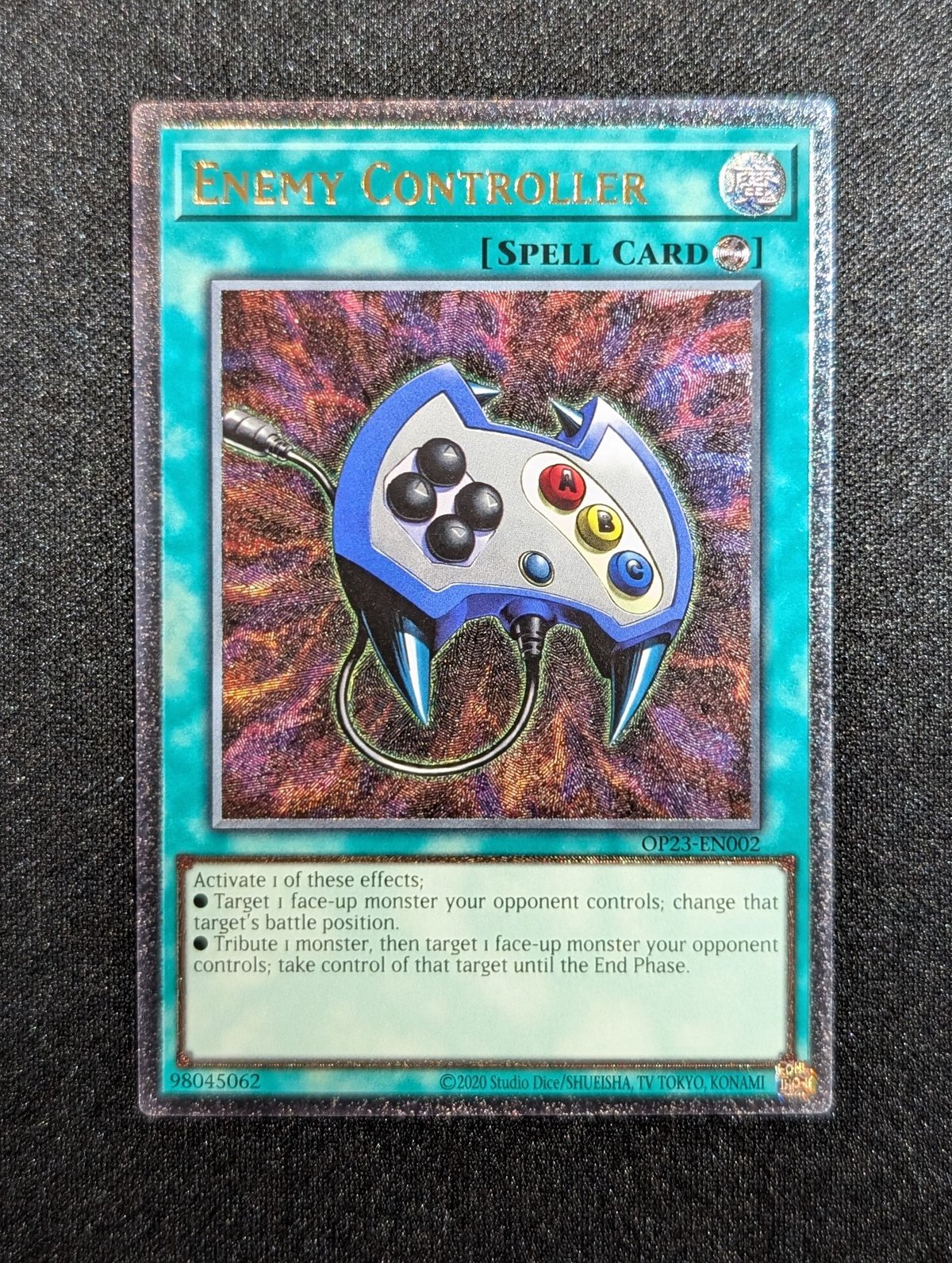 遊戯王　エネミーコントローラー　北米版　レリーフ　深彫り個体 遊戯王 エネミーコントローラー 北米版 レリーフ 深彫り個体