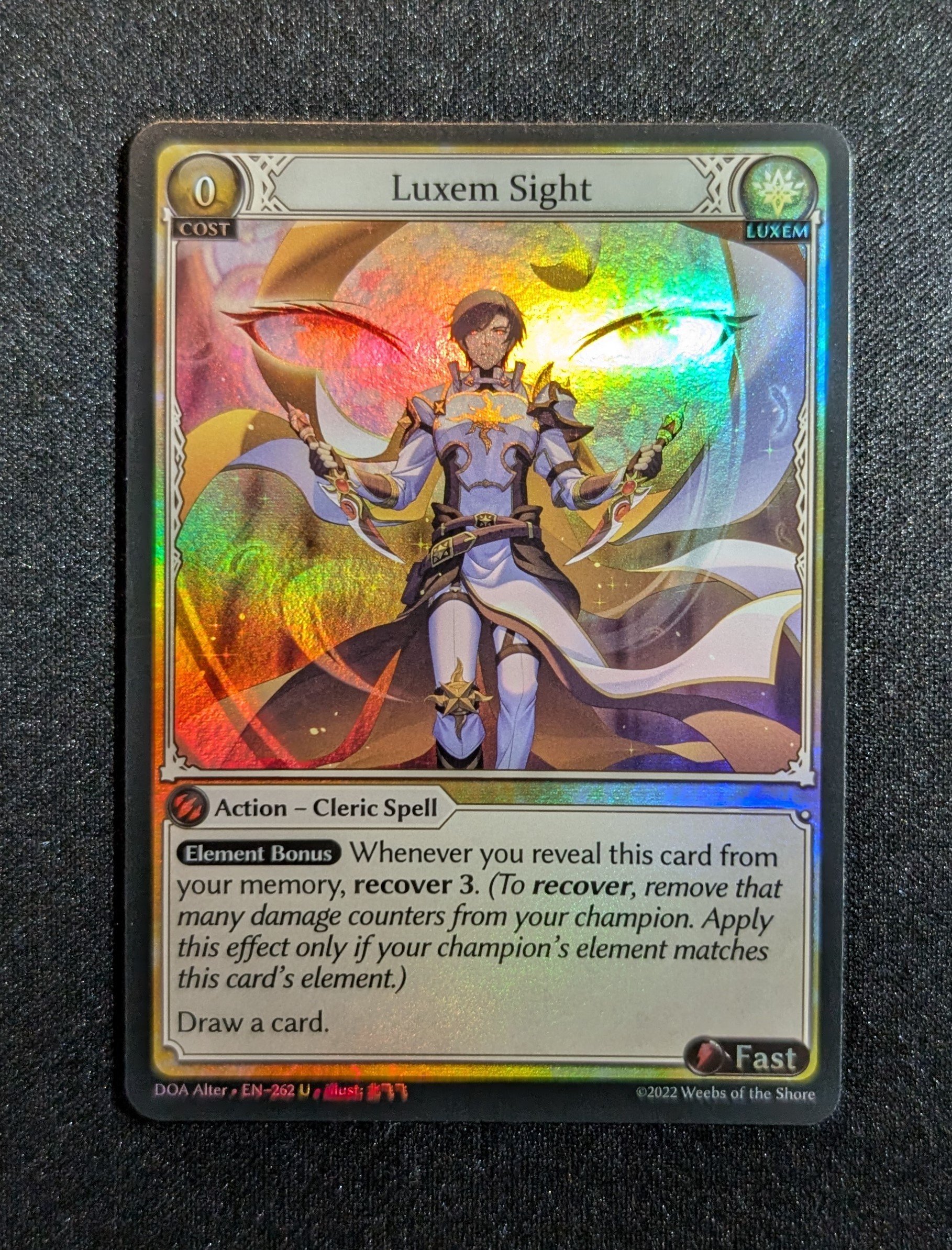 状態A】Grand ArchiveTCG『Luxem Sight Foil』Dawn of