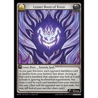 【Pantheon専用】【状態A】Grand ArchiveTCG『Lesser Boon of Knox』Radiant Origins RDOPEN029 <SR>