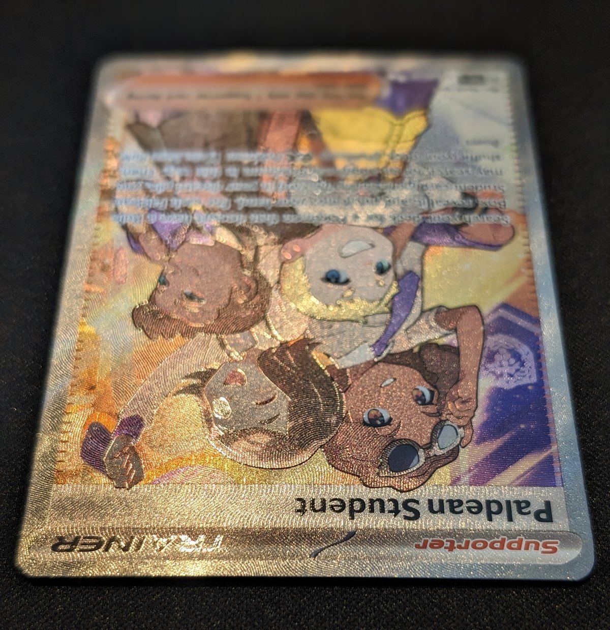 即日発送ポケモン美品パルデアの学生プロモピカチュウ　バンギラス　アプリボン続く ピカチュウ【AR】{205/172}