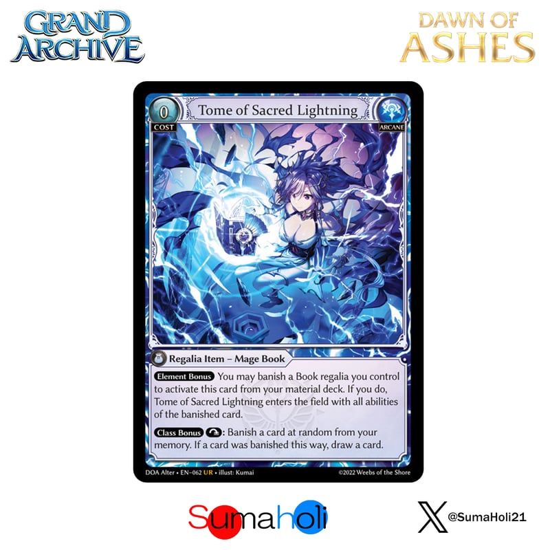 Grand ArchiveTCG『Tome of Sacred Lightning』Dawn