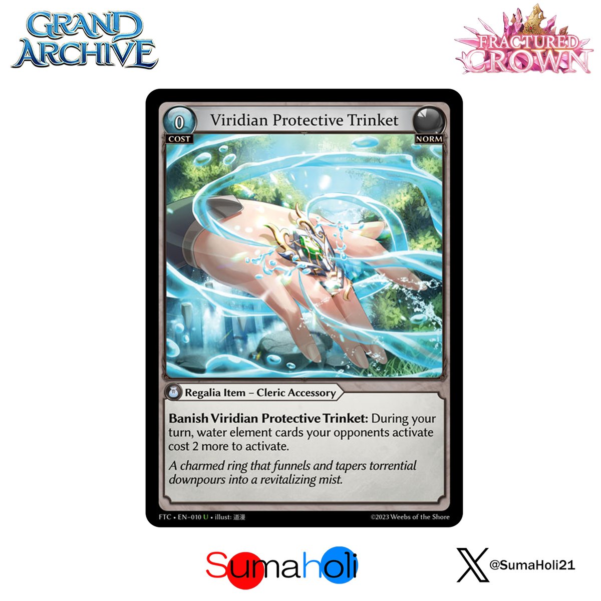 Grand ArchiveTCG『Viridian Protective Trinket』Fr