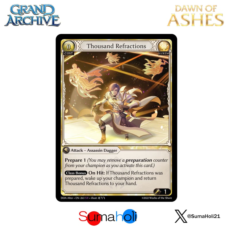 状態A】Grand ArchiveTCG『Thousand Refractions Foil