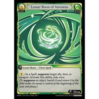 【Pantheon専用】【状態A】Grand ArchiveTCG『Lesser Boon of Astraeus』Radiant Origins RDOPEN019 <R>