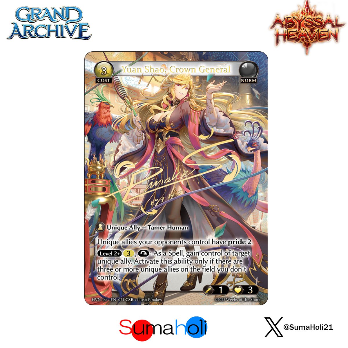 その他 Yuan Shao, Crown General CSR Grand ArchiveTCG『Yuan Shao, Crown General』Abyss