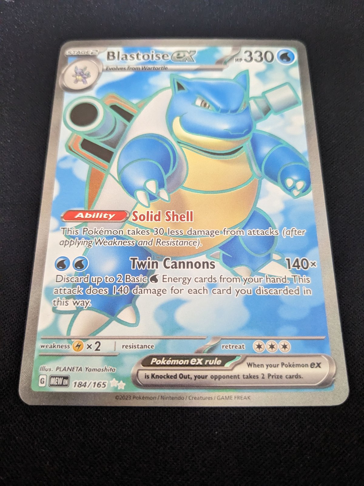 状態A】151 カメックス SR（Ultra Rare） | 海外版トレーディング