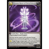 【Pantheon専用】【状態A】Grand ArchiveTCG『Greater Boon of Detachment』Radiant Origins RDOPEN007 <UR>