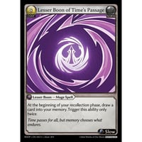 【Pantheon専用】【状態A】Grand ArchiveTCG『Lesser Boon of Time’s Passage』Radiant Origins RDOPEN043 <U>