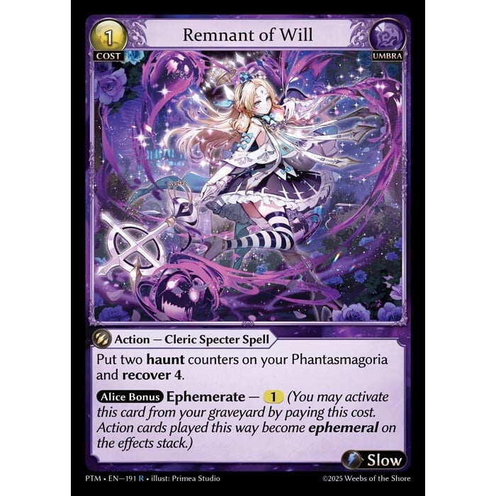 状態A】Grand ArchiveTCG『Remnant of Will』Phantom M