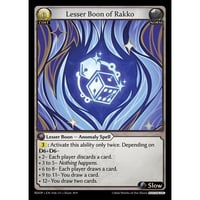 【Pantheon専用】【状態A】Grand ArchiveTCG『Lesser Boon of Rakko』Radiant Origins RDOPEN036 <SR>