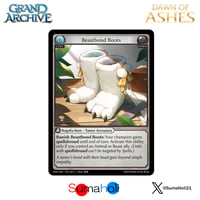 Grand ArchiveTCG『Beastbond Boots』Dawn of Ashes Alter Edition