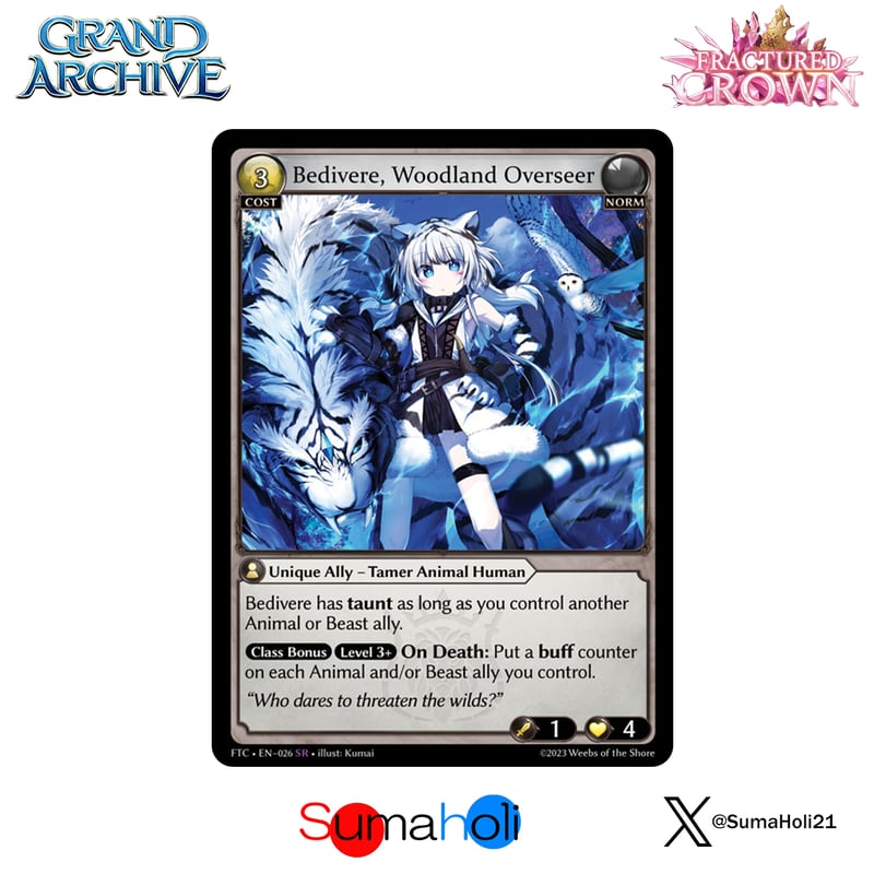 その他 Grand Archive TCG CSR Bedivere,Woodland Grand Archive