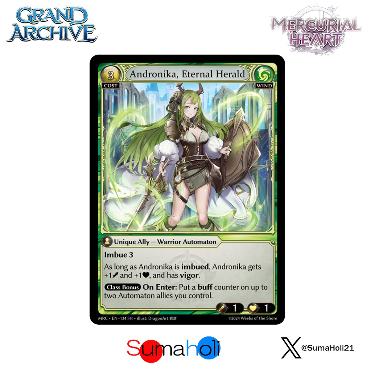 その他 Grand Archive TCG  Andronika CSR 1st MRC Grand ArchiveTCG『Andronika, Eternal Herald』Merc