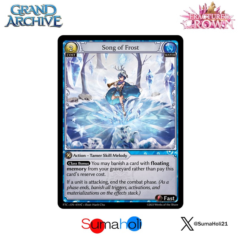 Grand ArchiveTCG『Song of Frost』Fractured Crown