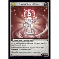 【Pantheon専用】Grand Archive『Greater Boon of Rosen』.asphodel/paradise: Pantheon PRDPEN004<R>