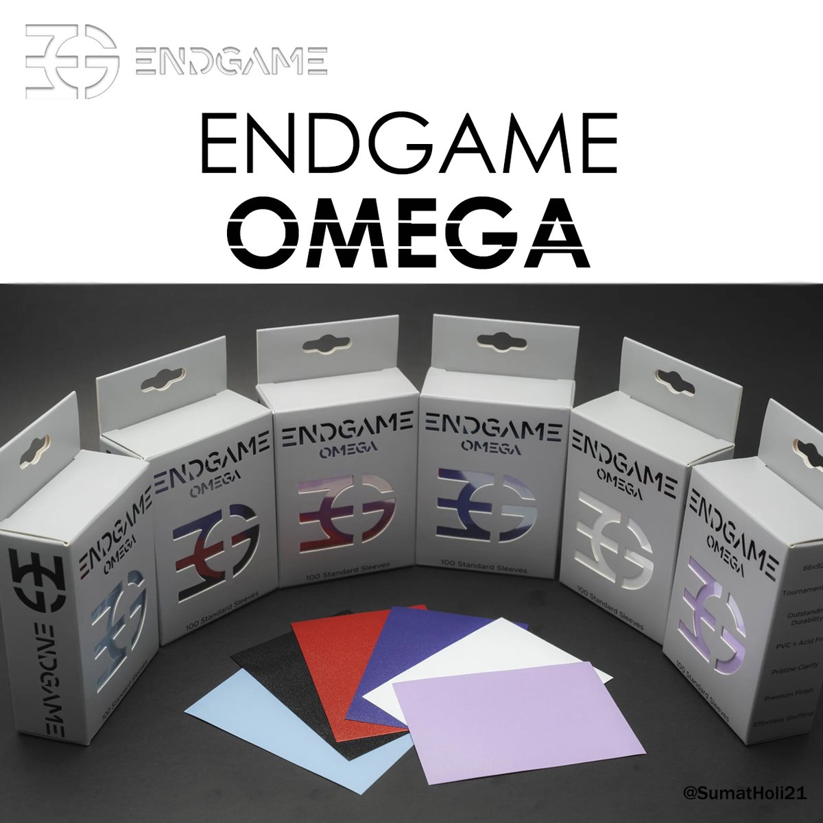 新色追加】ENDGAME OMEGAスリーブ 100枚入り 全8色 | 海外版