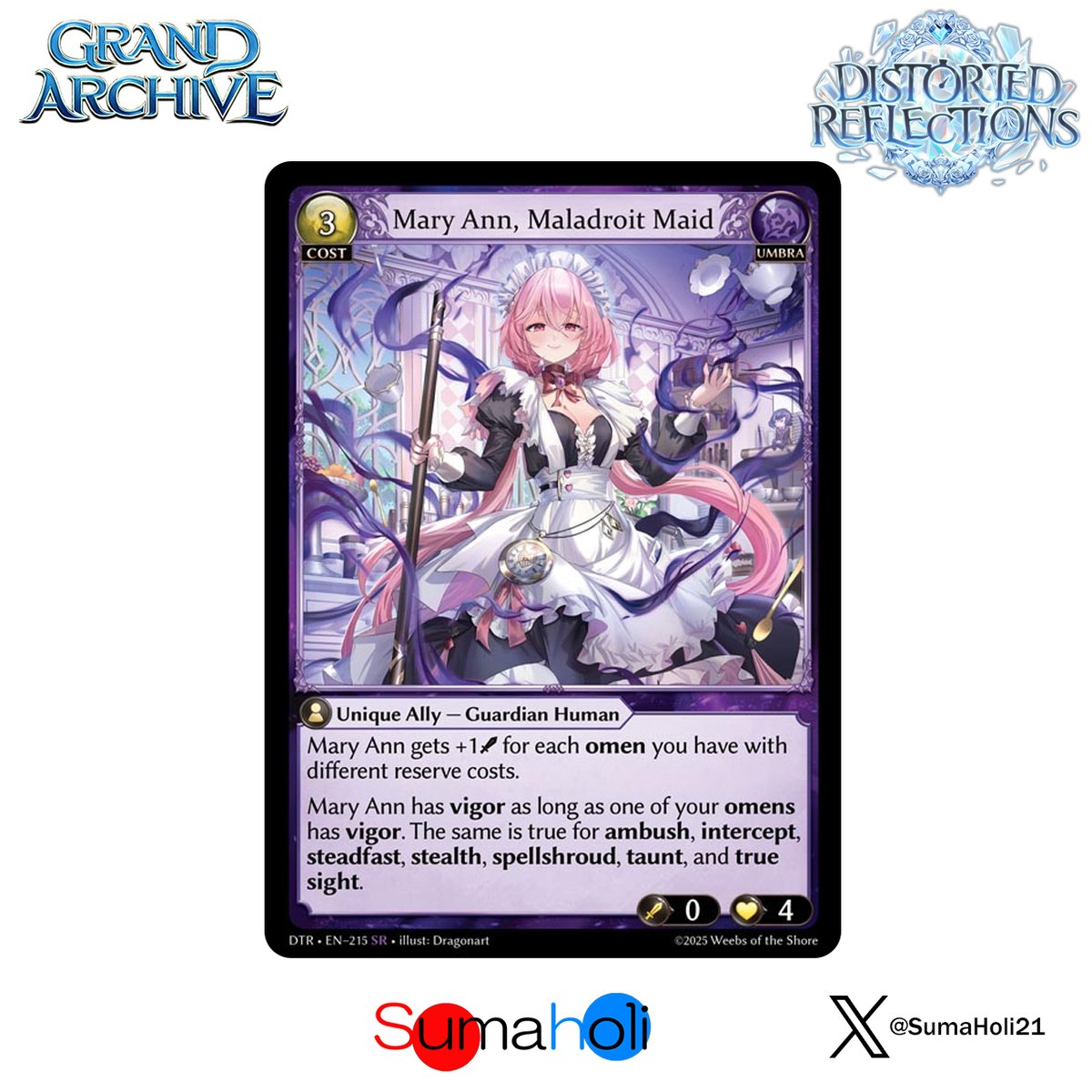Grand ArchiveTCG『Mary Ann, Maladroit Maid』Disto