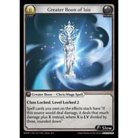 【Pantheon専用】【状態A】Grand ArchiveTCG『Greater Boon of Isis』Radiant Origins RDOPEN011 <UR>