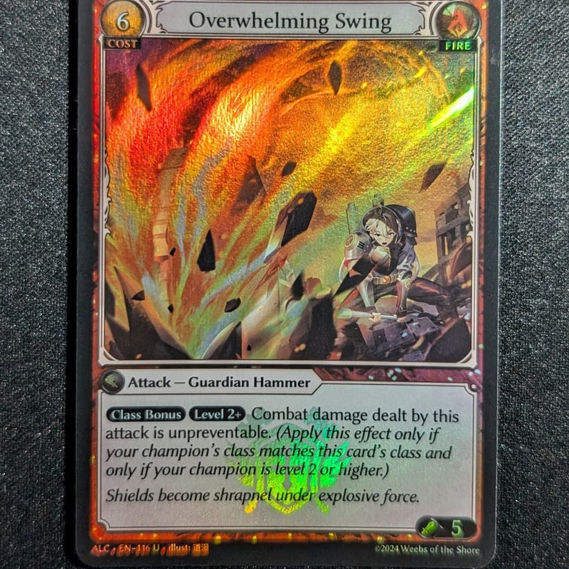 状態A】Grand ArchiveTCG 『Overwhelming Swing Foil』