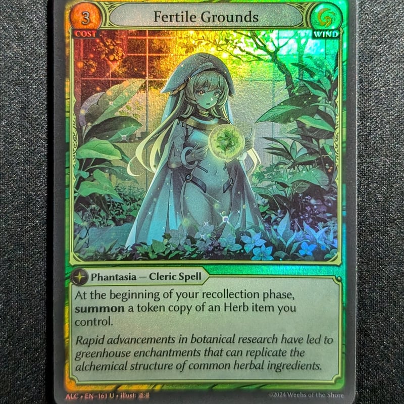 状態A】Grand ArchiveTCG 『Fertile Grounds Foil』 Al