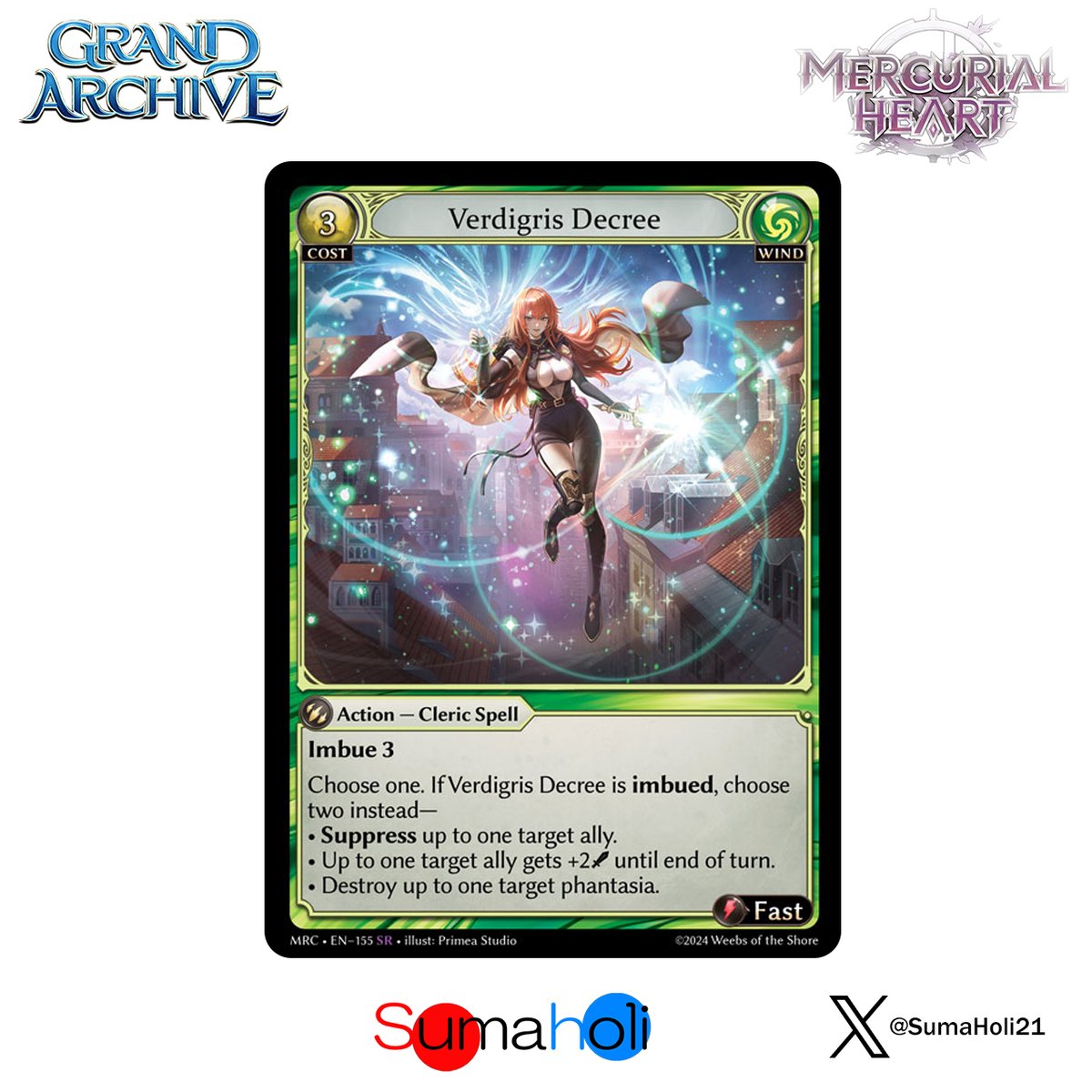 Grand ArchiveTCG『Verdigris Decree』Mercurial Hea