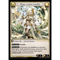 【状態A】Grand ArchiveTCG『Elyan, Lustre Loyalty』Radiant Origins Pantheon Decks RDOPDEN219 <SR>