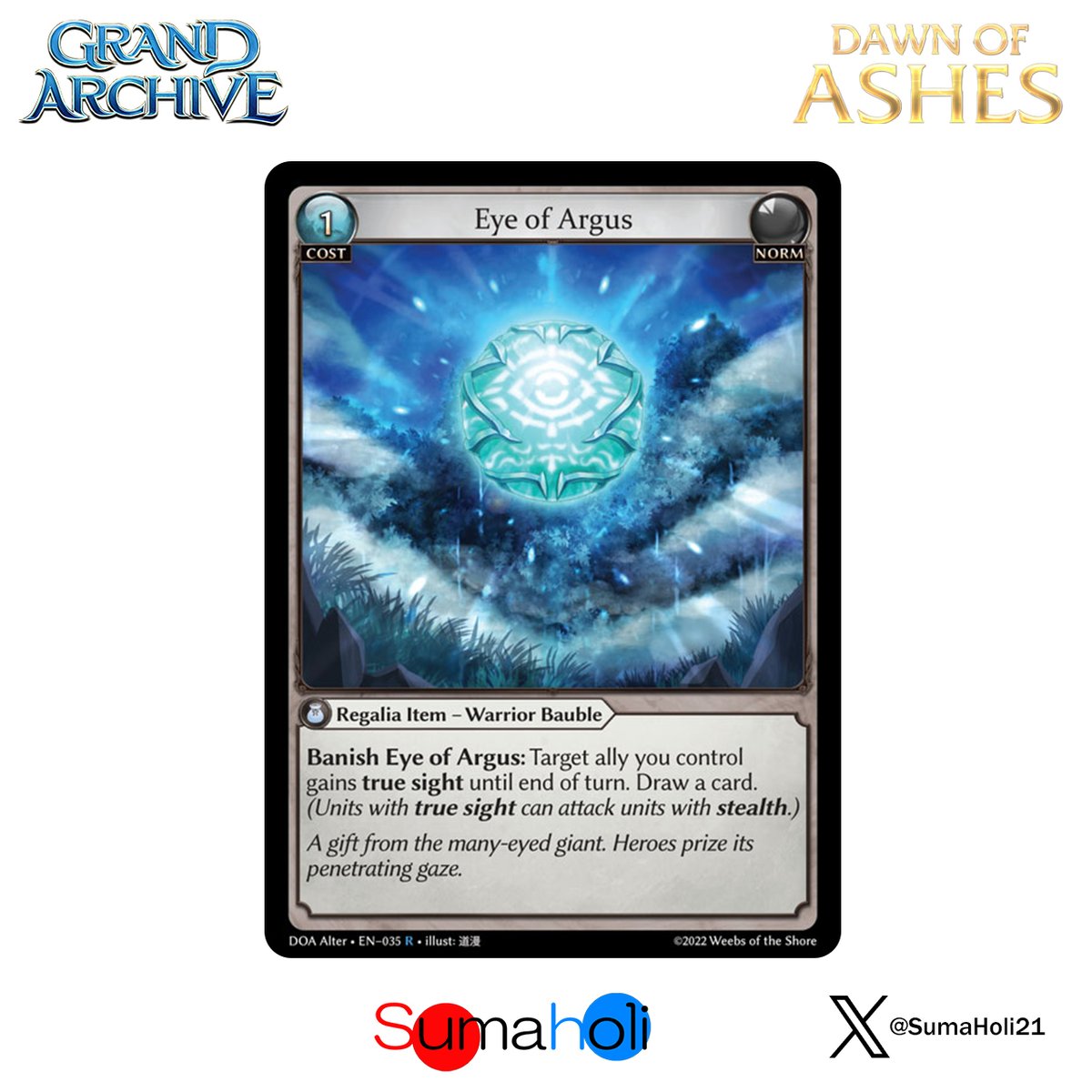 Grand ArchiveTCG『Eye of Argus』Dawn of Ashes Alt