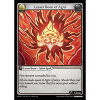 【Pantheon専用】【状態A】Grand ArchiveTCG『Lesser Boon of Agni』Radiant Origins RDOPEN015 <R>