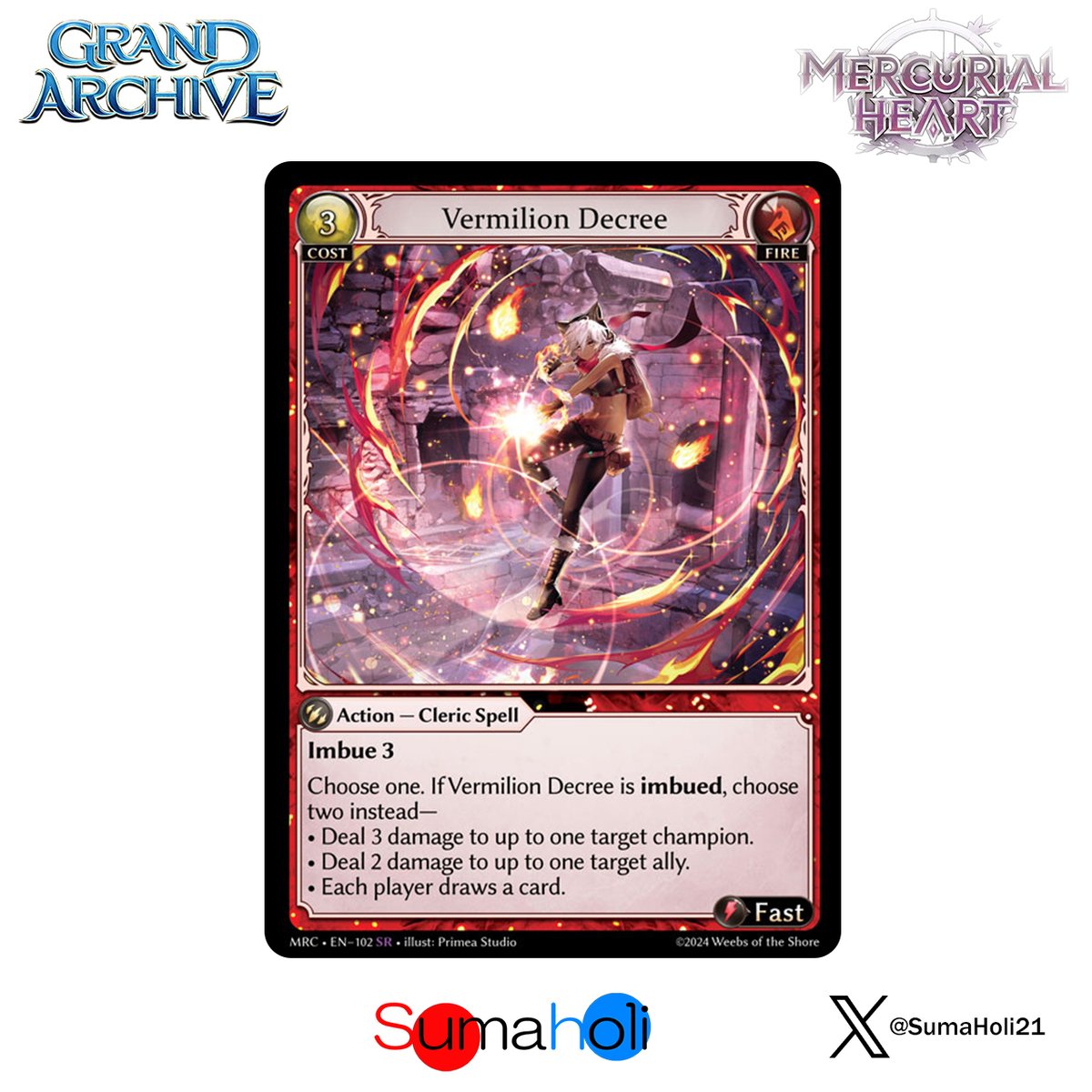 Grand ArchiveTCG『Vermilion Decree』Mercurial Hea Grand ArchiveTCG『Vermilion Decree』Mercurial Hea