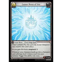 【Pantheon専用】【状態A】Grand ArchiveTCG『Lesser Boon of Isis』Radiant Origins RDOPEN027 <U>
