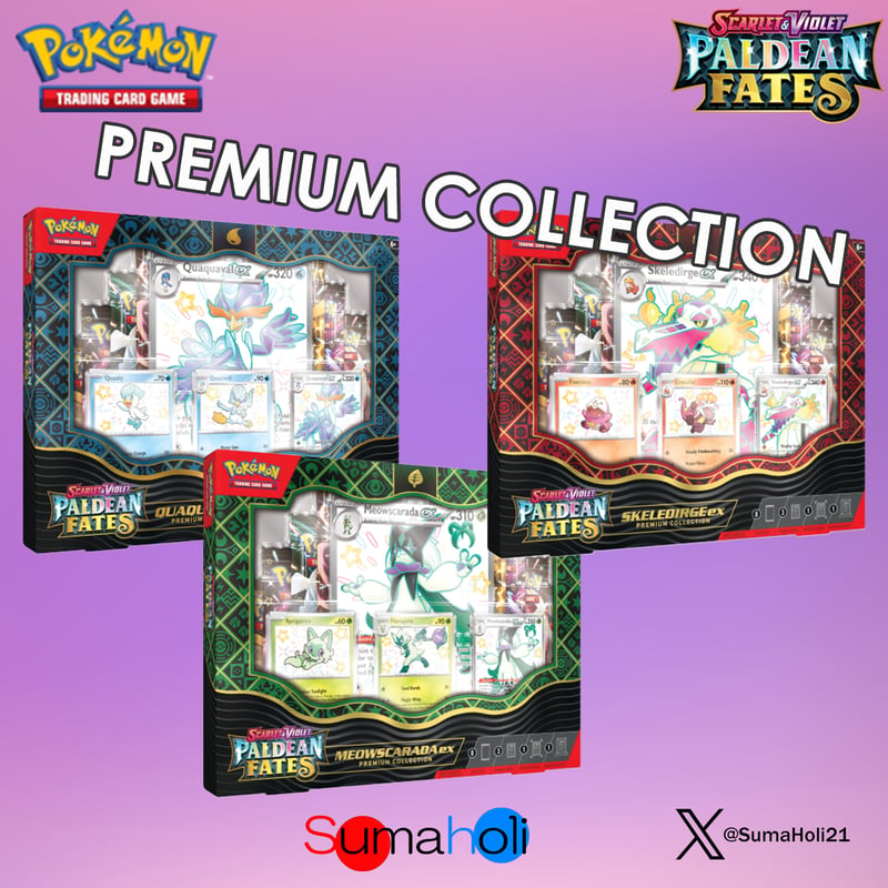 ポケモンカードゲーム Scarlet & Violet Paldean Fates Premi