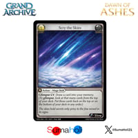 Grand ArchiveTCG『Scry the Skies』Dawn of Ashes Alter Edition