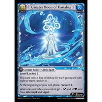 【Pantheon専用】【状態A】Grand ArchiveTCG『Greater Boon of Kanaloa』Radiant Origins RDOPEN012 <SR>