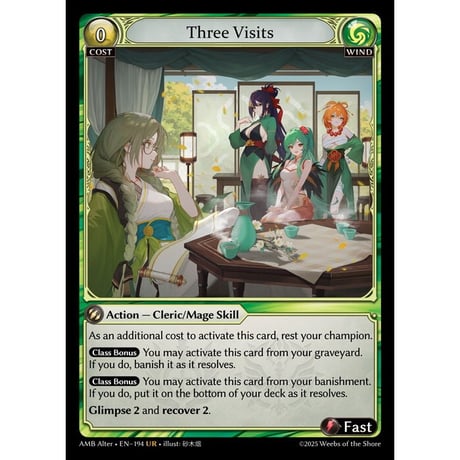 その他 Grand Archive Three Visits 状態A】Grand ArchiveTCG『Three Visits』Mortal Ambit