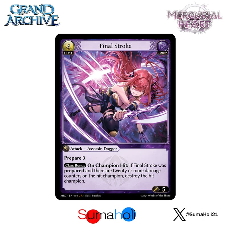 その他 Grand Archive Mercurial Heart Foil Grand Archive Mercurial Heart Foil
