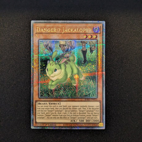 【状態A】EU版 25th Rarity Collection 1stEdition 未界域のジャッカロープ QCシークレットレア