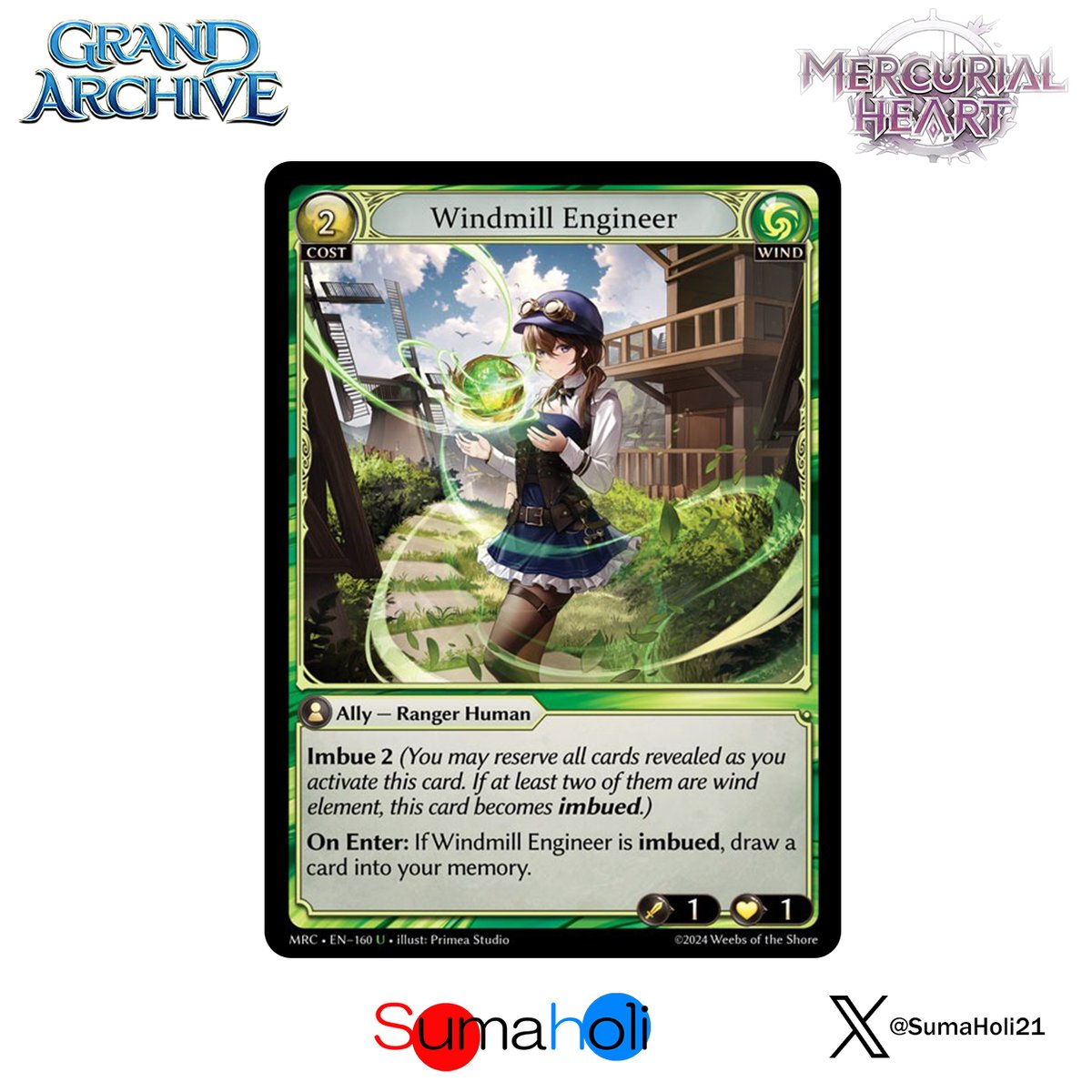 Grand ArchiveTCG『Windmill Engineer』Mercurial He