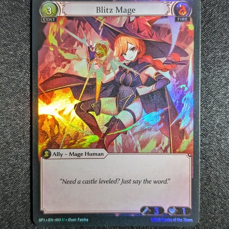 Grand ArchiveTCG『Blitz Mage Foil』Supporter Pack 1