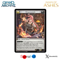 Grand ArchiveTCG『Weaponsmith』Dawn of Ashes Alter Edition
