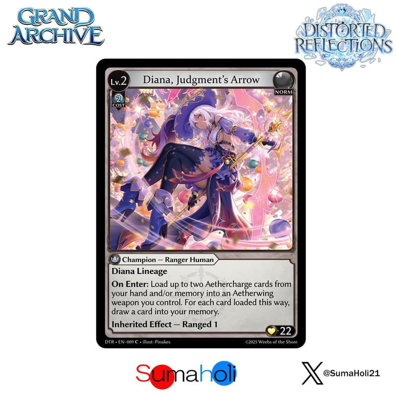その他 Diana, Judgment's Arrow - Grand Archive Diana, Judgment's Arrow (CSR) - Distorted Reflections